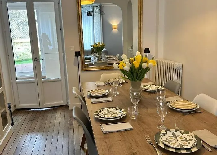 Maison Conviviale Terrasse & Parking - 24h Du Mans Ferienhaus *